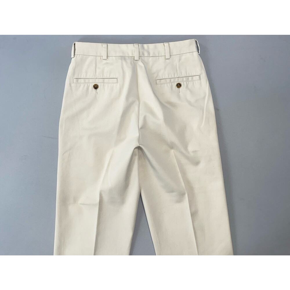 Brooks Brothers 100% Cotton Twill Clark Advantage Chino Dress Pants. 30X25.5 EUC - Picture 8 of 9